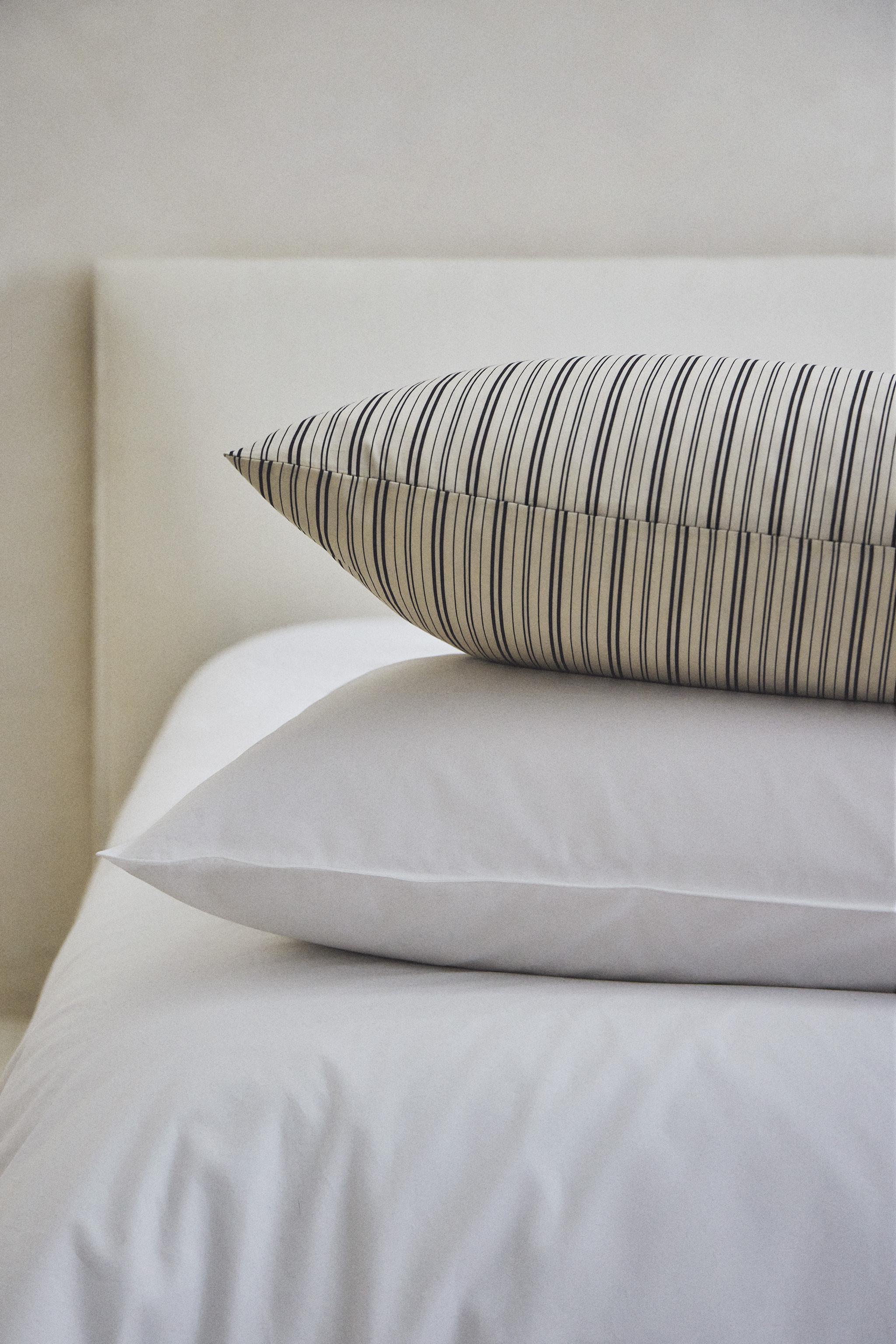 HOUSSE DE COUETTE PERCALE RAYURES